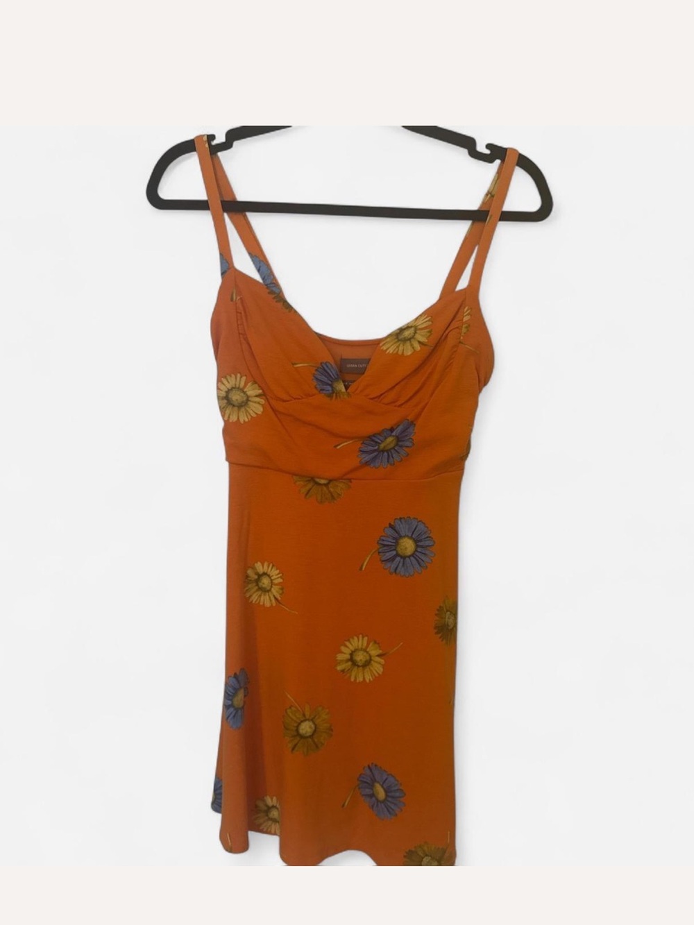 Urban Outfitters Orange Floral Sundress - Picture 1 of 2
